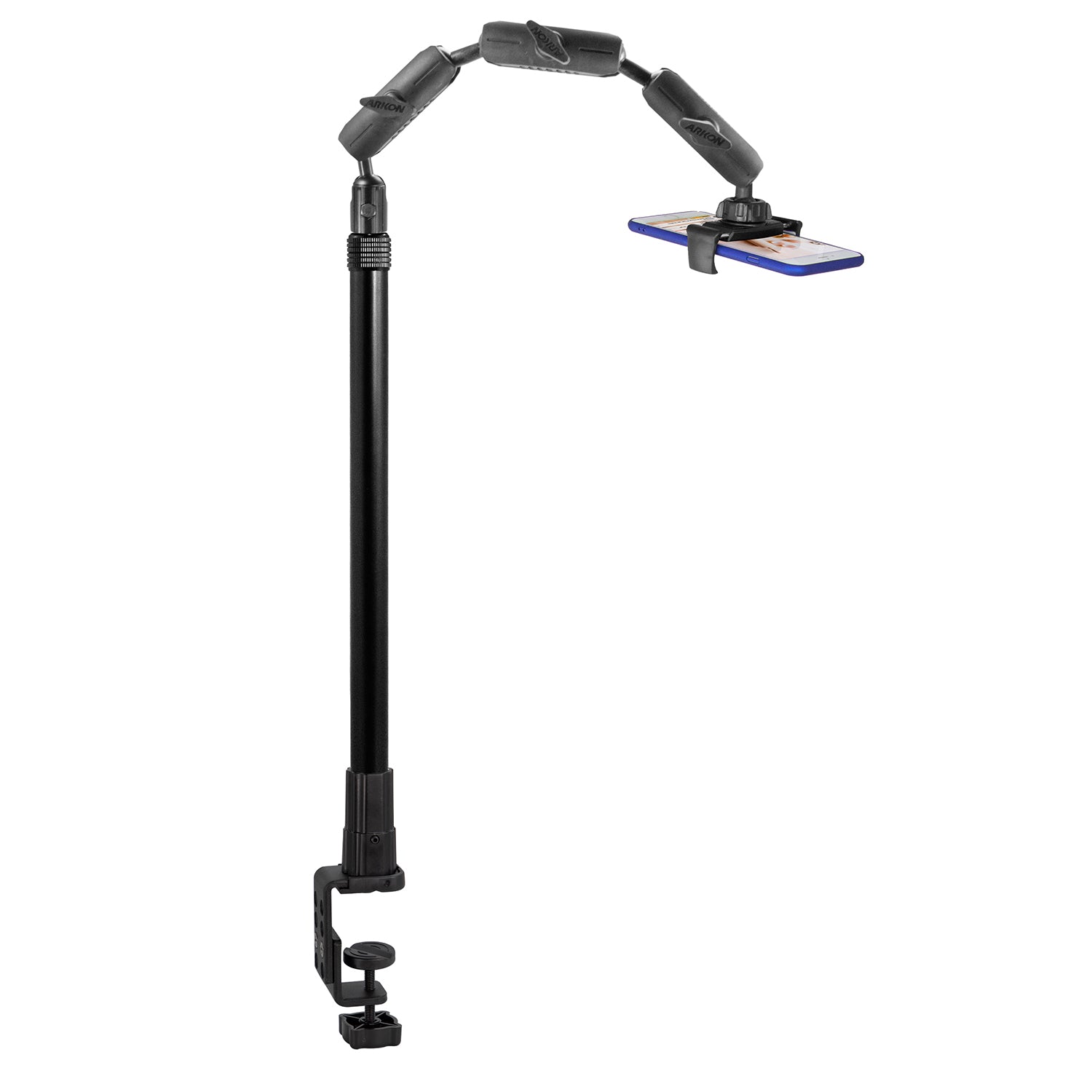 Soporte Remarkable Creator™ Pro con base de abrazadera para teléfono o cámara