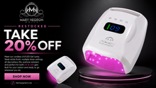 Cargar imagen en el visor de la galería, MNN® UV/LED CORDLESS LAMP - WHITE
