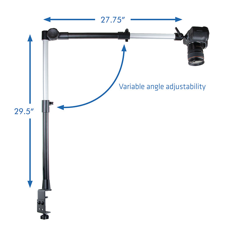 Soporte de estudio Remarkable Creator™: soporte superior para cámara. Incluye soporte para cámara, tableta y teléfono